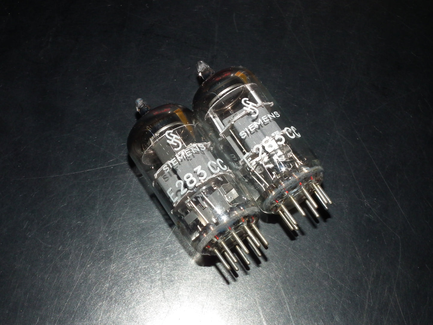 E283CC Siemens Platinum Matched Pair NOS, balanced, tested low noise 60s