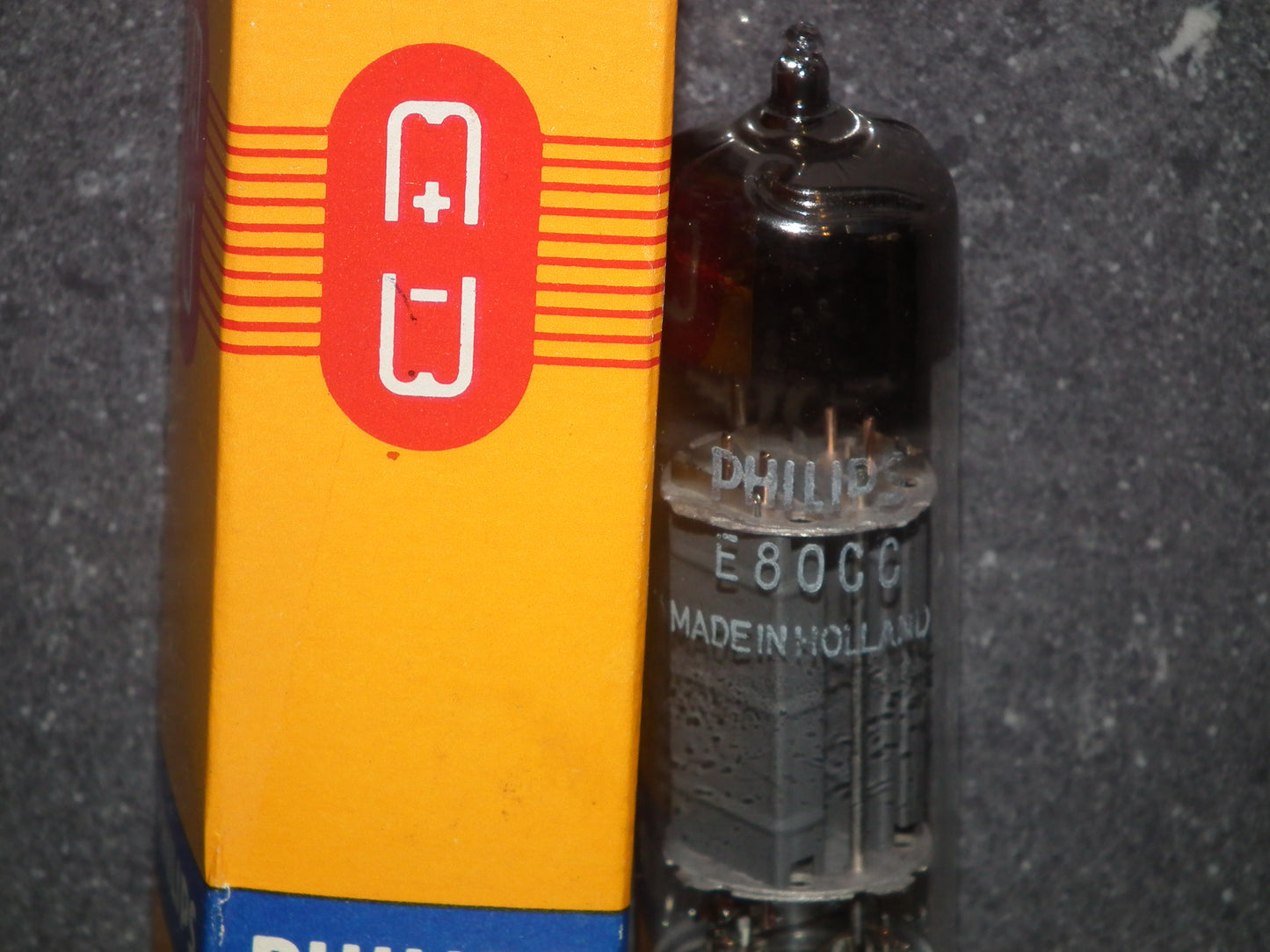 Philips E80CC 6085 NOS NIB Heerlen 60s Gold Pins VBA Codes