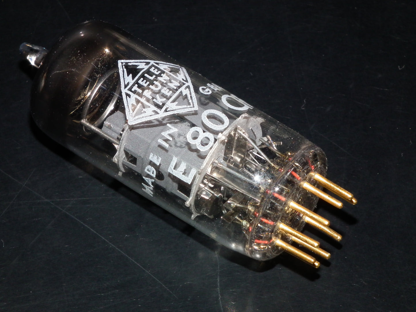 E80CF Telefunken 7643 NOS NIB Diamond Bottom Old Type