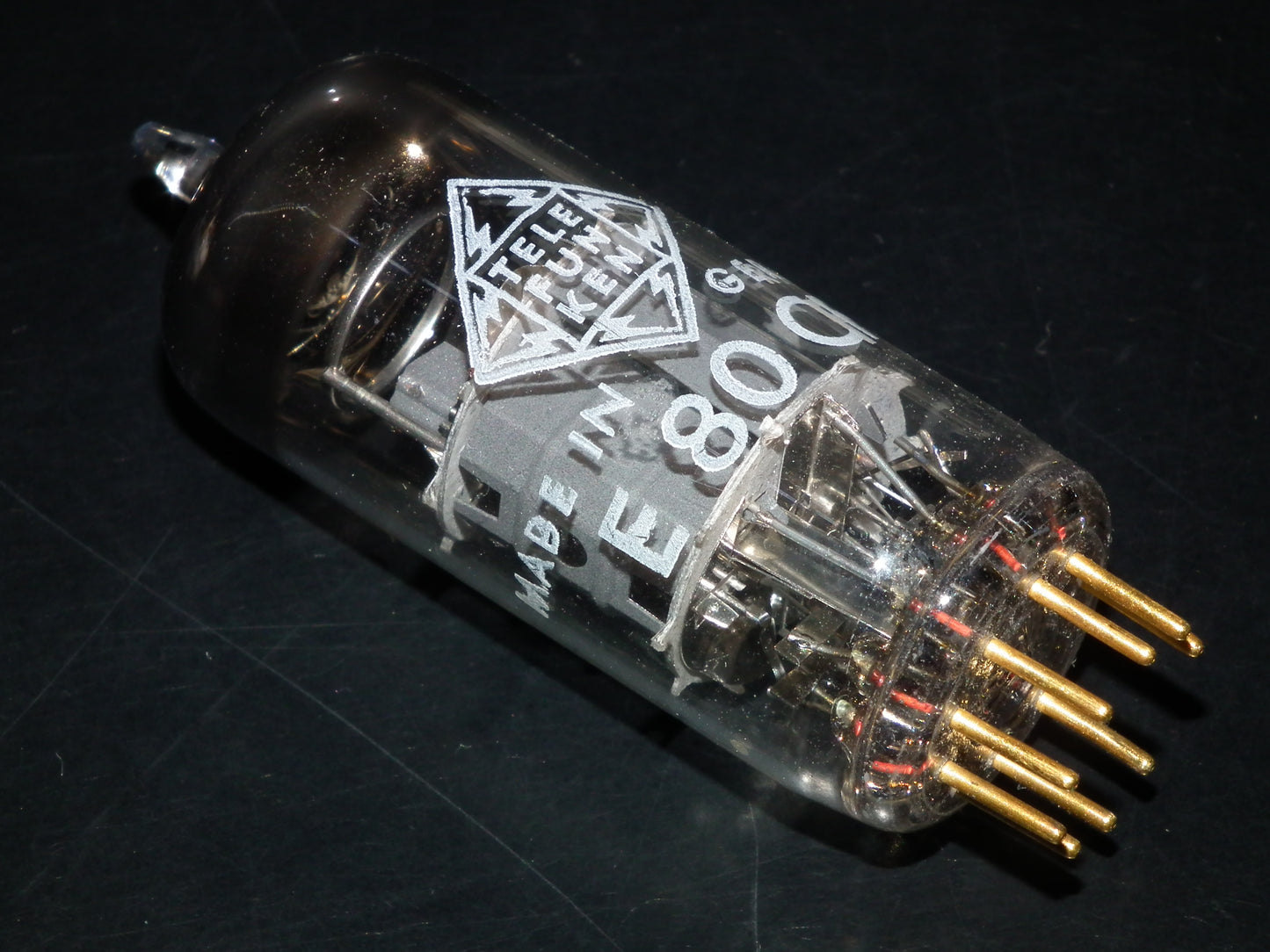 E80CF Telefunken 7643 NOS NIB Diamond Bottom Old Type