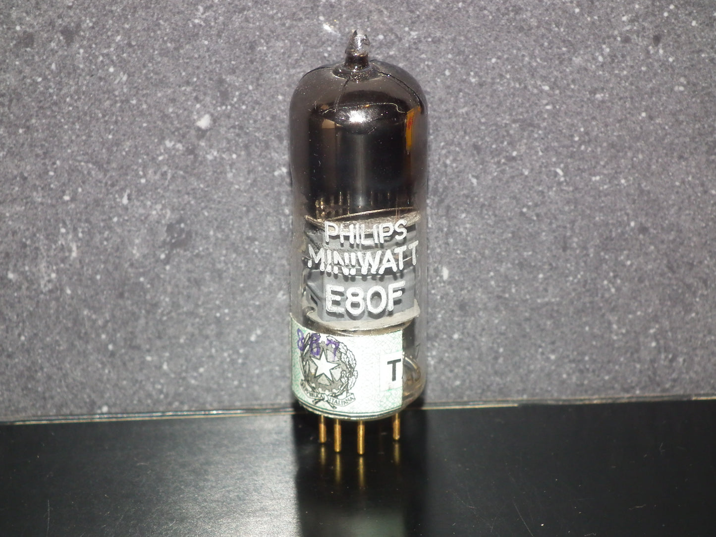 E80F Philips 6084 RARE D GETTER Pinched Waist Heerlen 1957 NOS