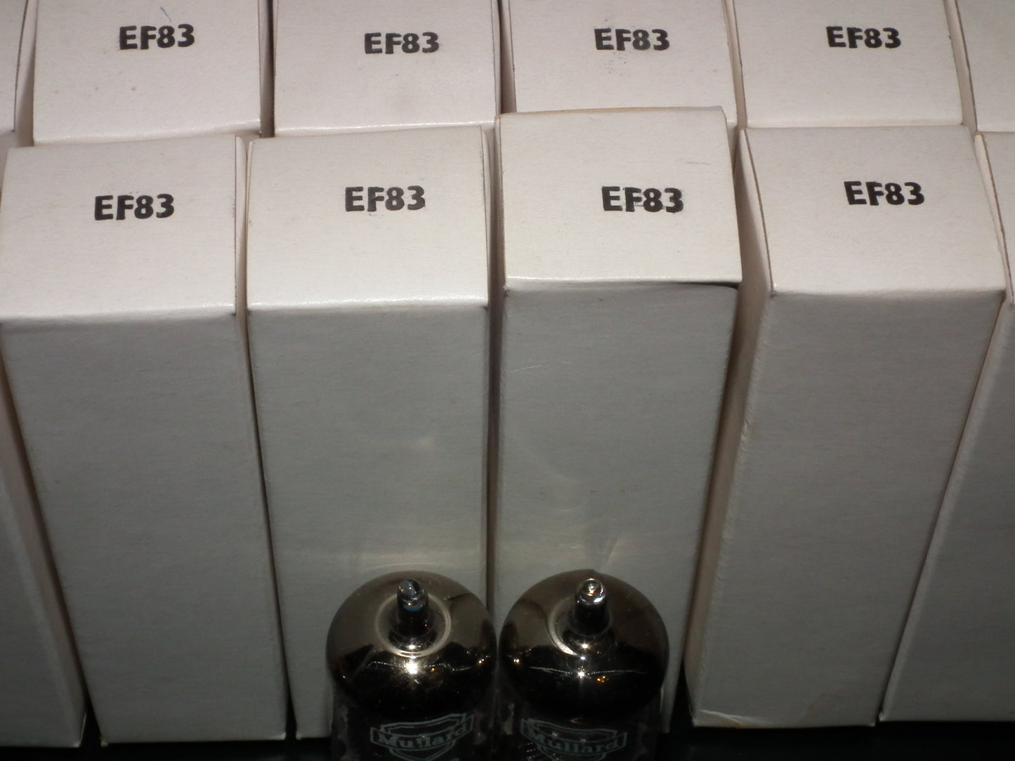 Platinum Matched Pair E83F Mullard 6689 NOS NIB LOW Noise