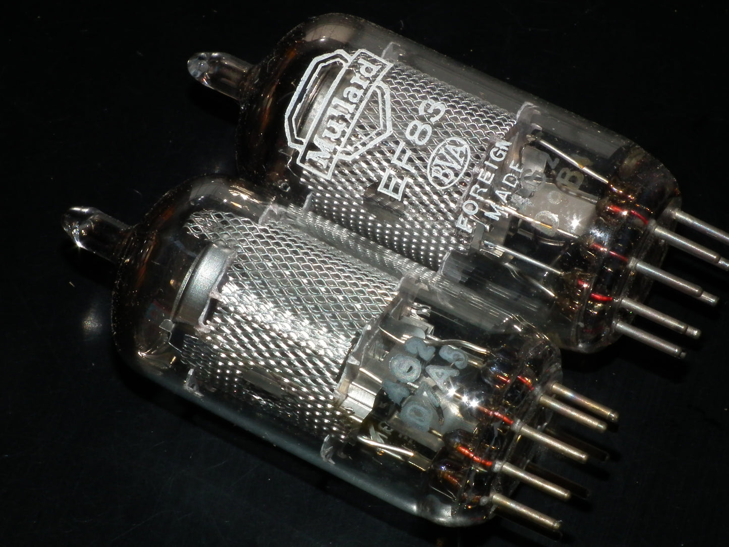 E83F Mullard 6689 NOS NIB LOW Noise Genuine White Boxes