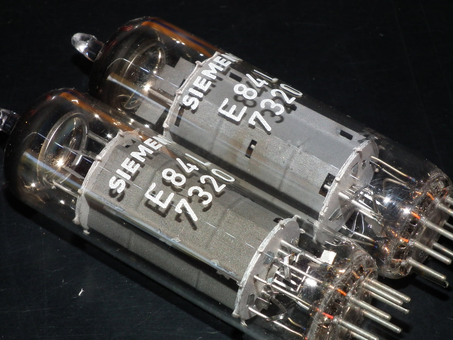E84L 7320 Siemens Platinum Matched Pair NOS EL84 6BQ5