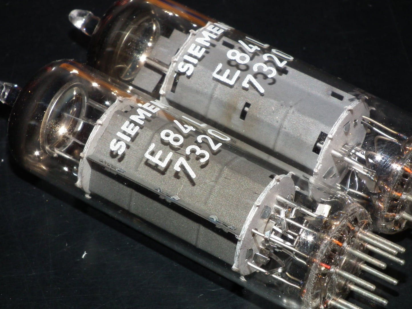 E84L 7320 Siemens Platinum Matched Pair NOS EL84 6BQ5