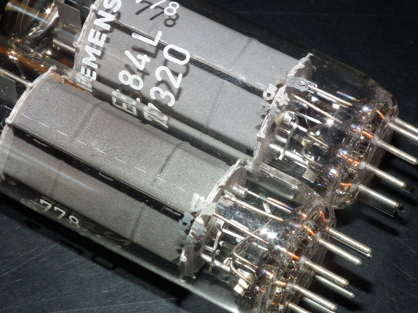 E84L 7320 Siemens Platinum Matched Pair NOS EL84 6BQ5