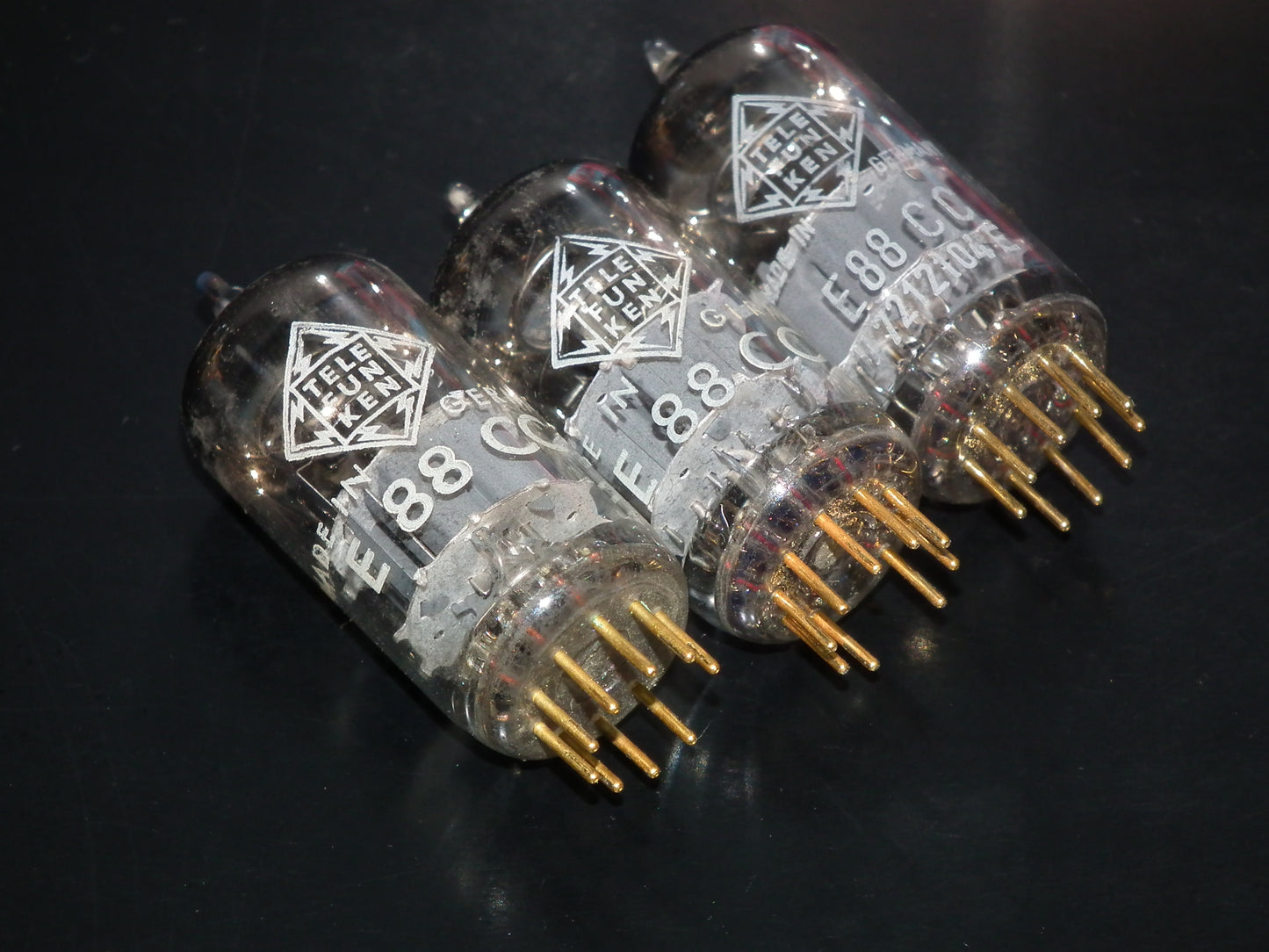 E88CC Telefunken 6922 Tested NOS 100% Diamond Bottom Ulm West Germany