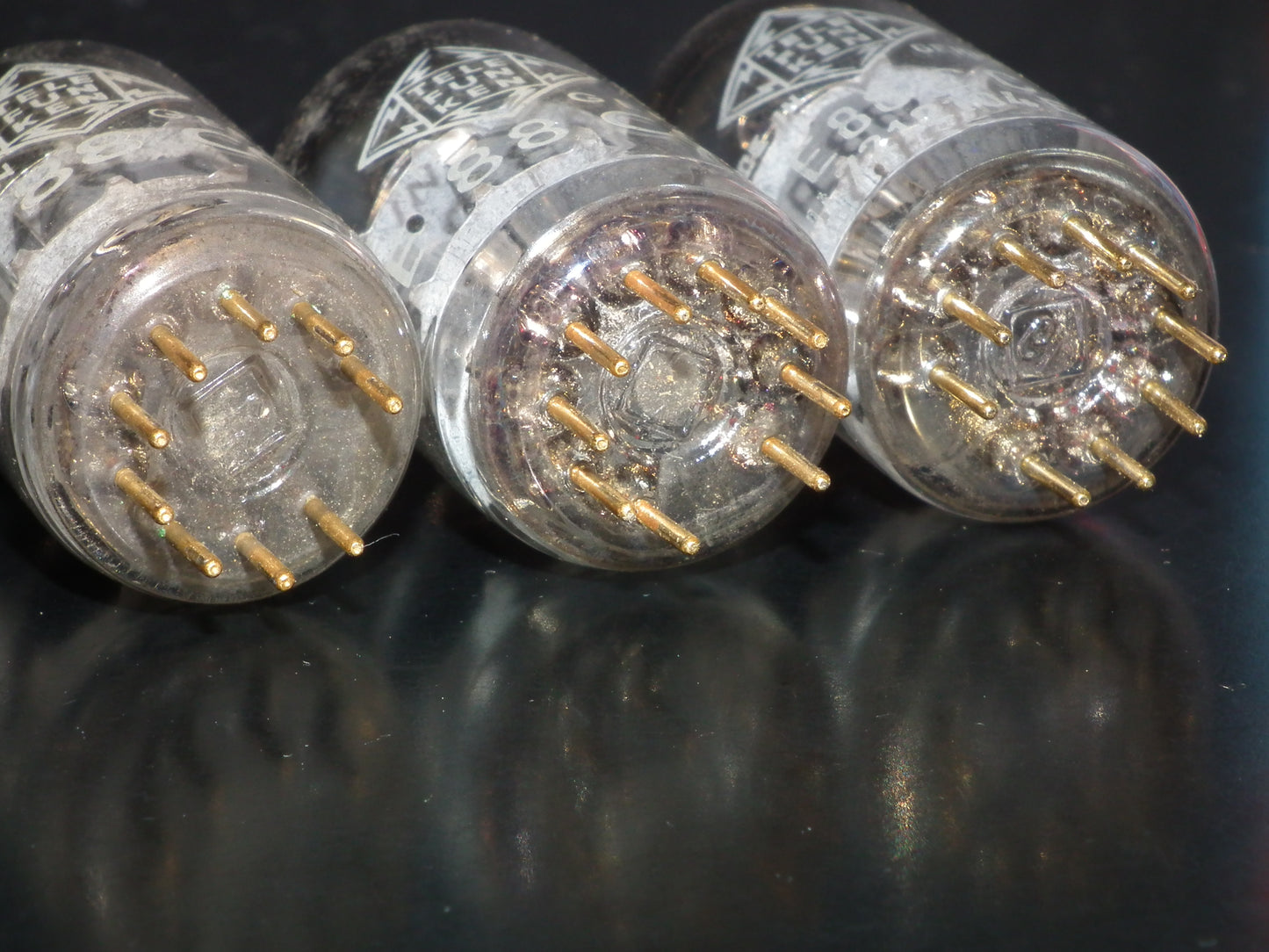 E88CC Telefunken 6922 Tested NOS 100% Diamond Bottom Ulm West Germany