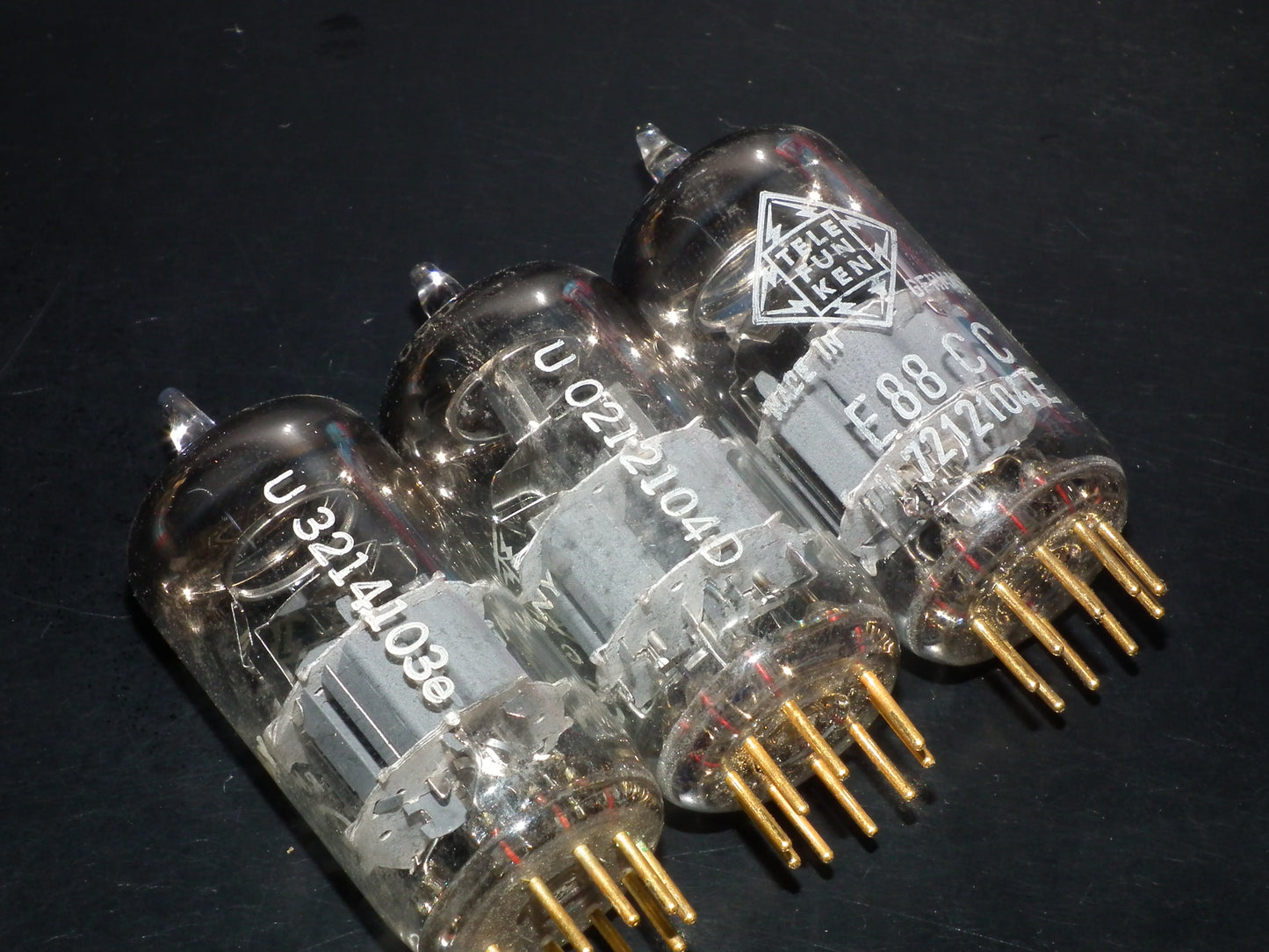 E88CC Telefunken 6922 Tested NOS 100% Diamond Bottom Ulm West Germany