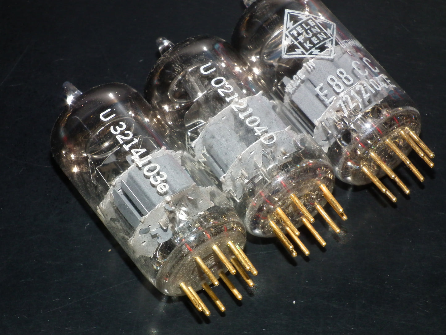 E88CC Telefunken 6922 Tested NOS 100% Diamond Bottom Ulm West Germany