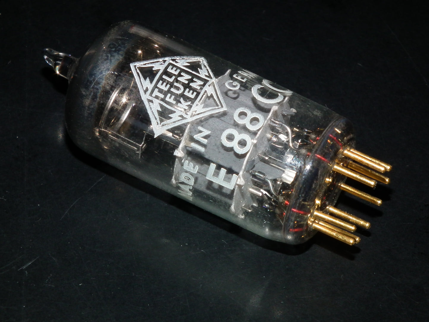 E88CC Telefunken 6922 Tested NOS 140% Diamond Bottom Ulm West Germany