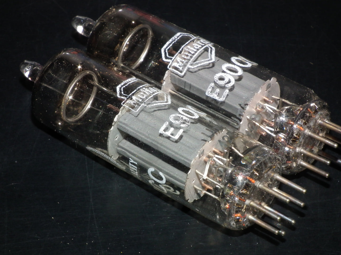 Matched Pair E90CC Mullard Philips NOS NIB