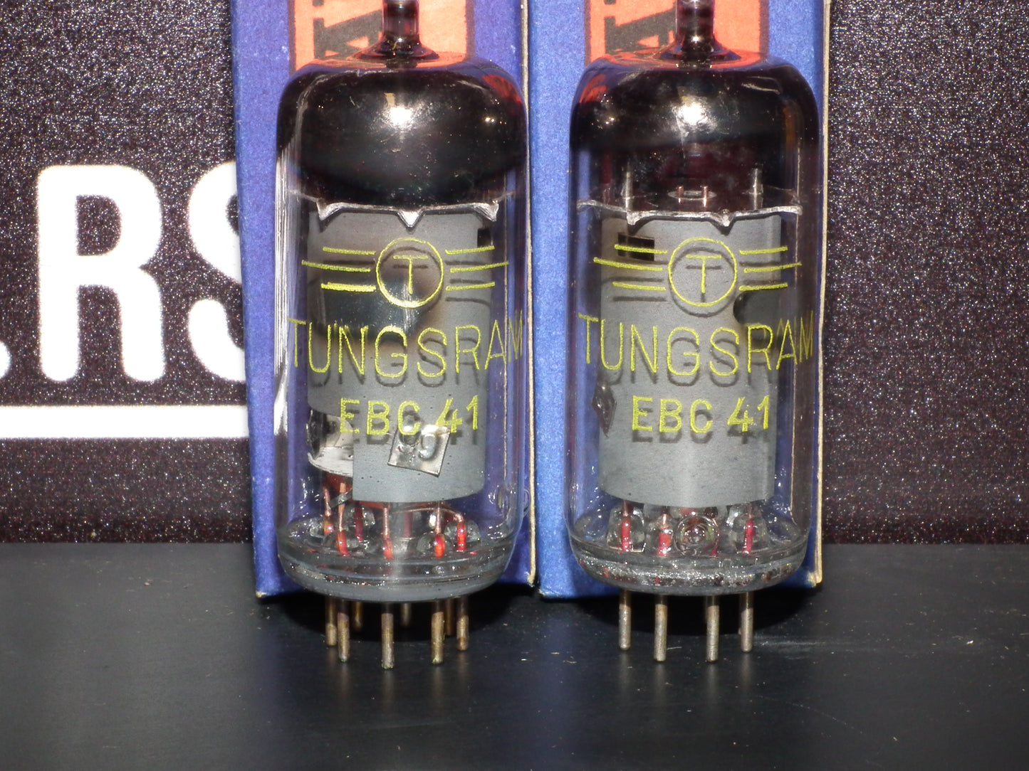 EBC41 Tungsram NOS NIB European radio receivers 50s