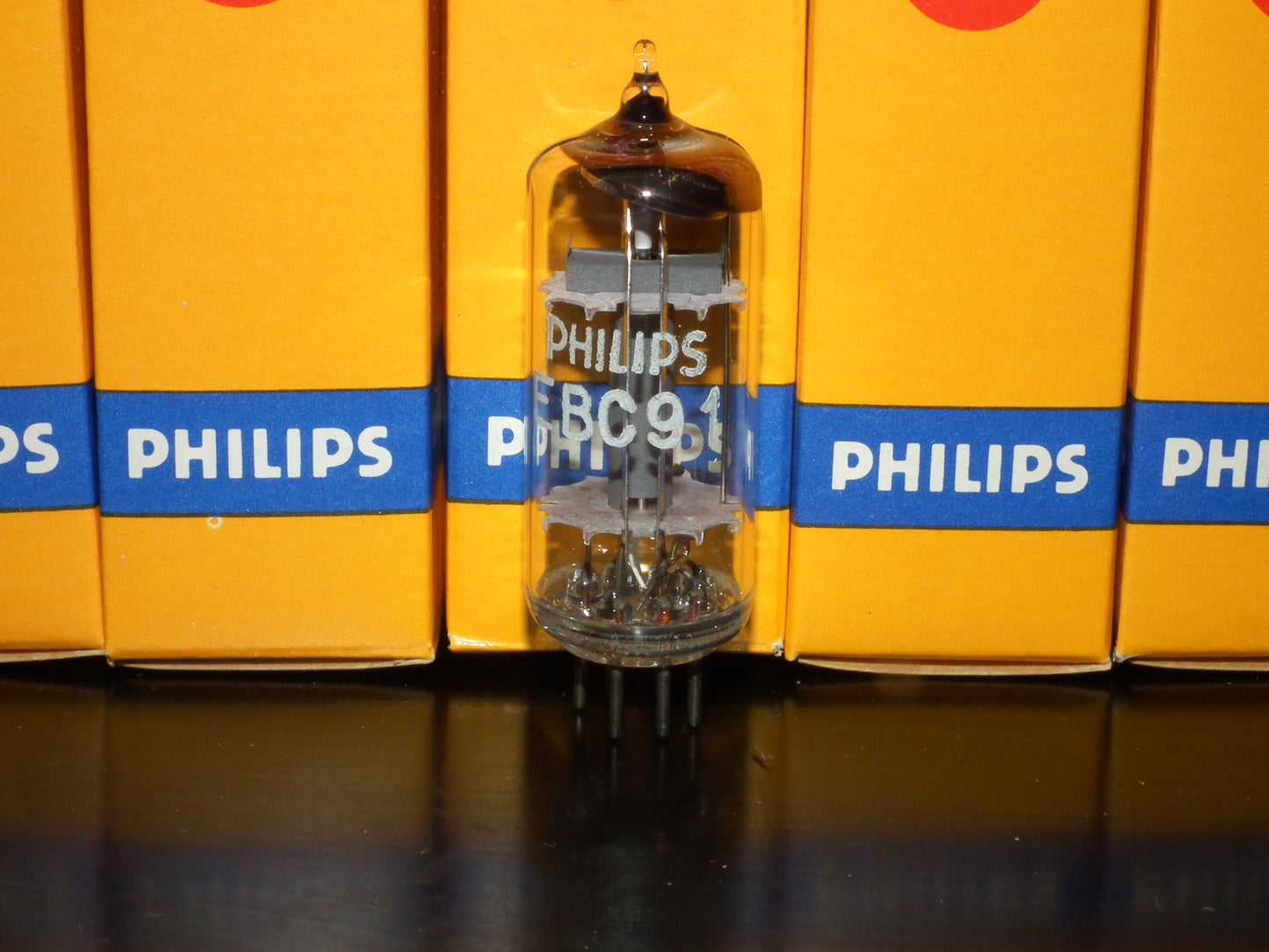 EBC91 PHILIPS NOS NIB 6AV6 double diode triode European radio receivers 60s 70s