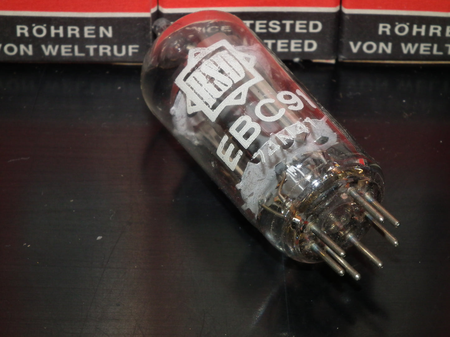 EBC91 RSD NOS NIB 6AV6 double diode triode European radio receivers 60s 70s