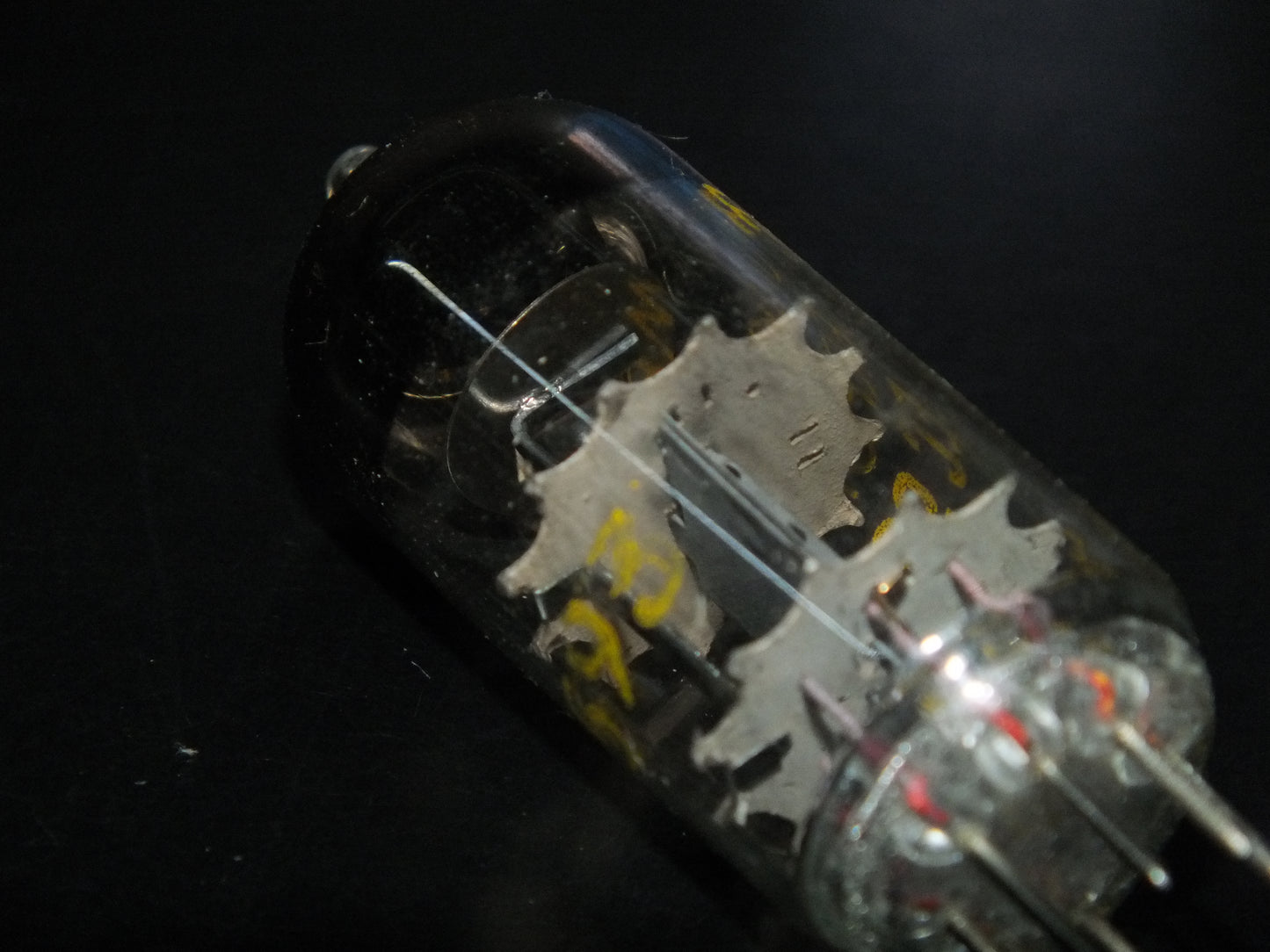 EC92 RFT 6AB4 RARE FOIL Getter Microphone triode, hum & microphonics tested