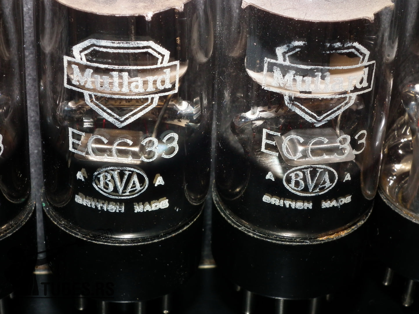 Platinum Matched Pair ECC33 Mullard 6SN7 CV2821 NOS Made in Great Britain