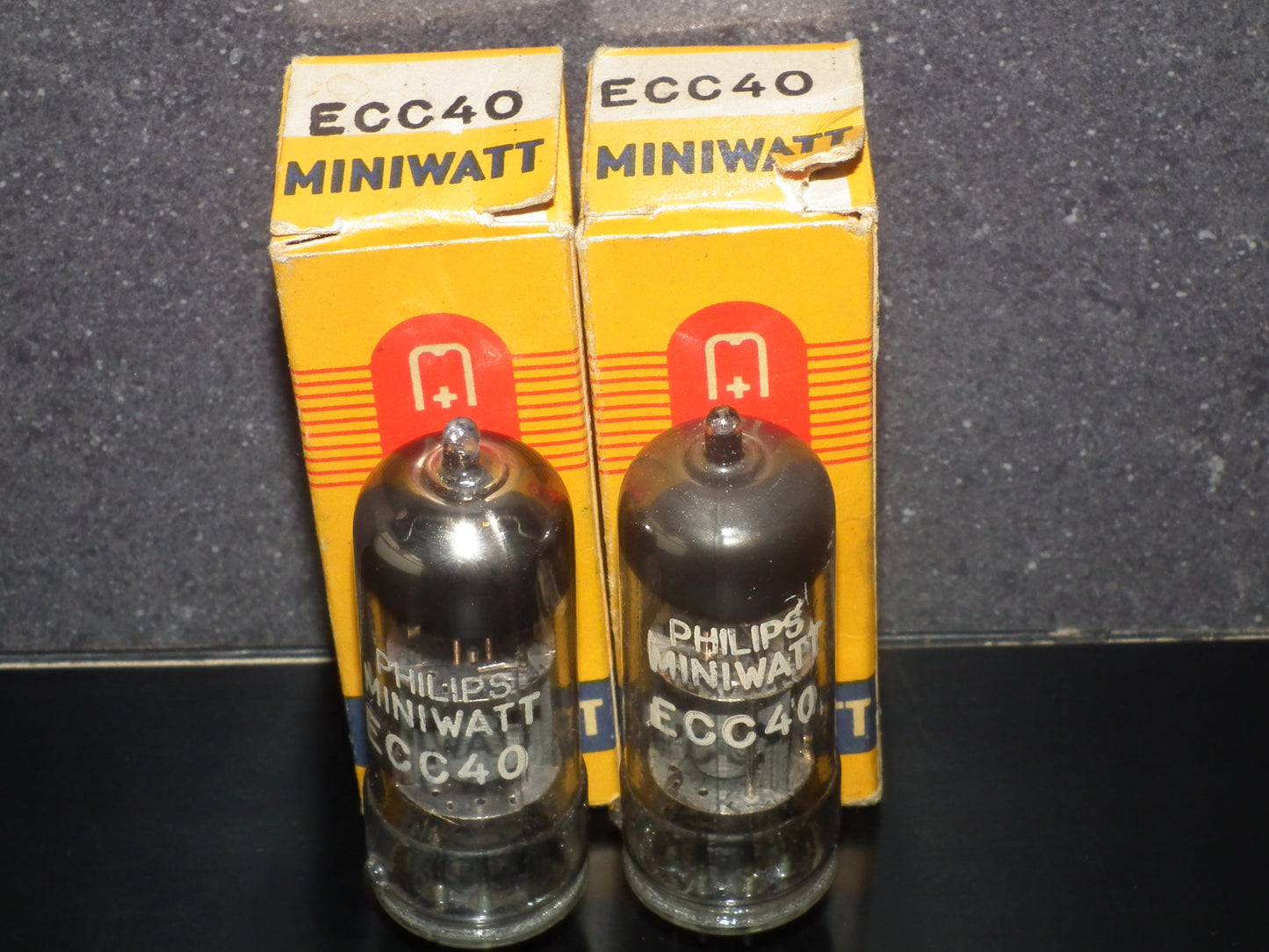 Platinum Matched Pair ECC40 Siemens rebranded Philips NOS NIB LC3