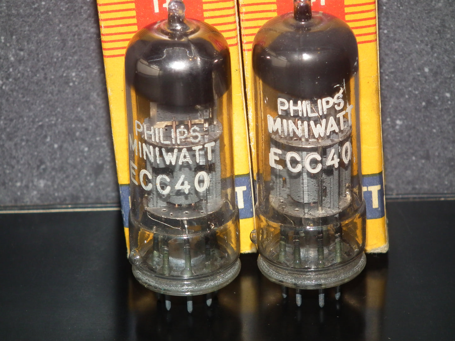 Platinum Matched Pair ECC40 Siemens rebranded Philips NOS NIB LC3