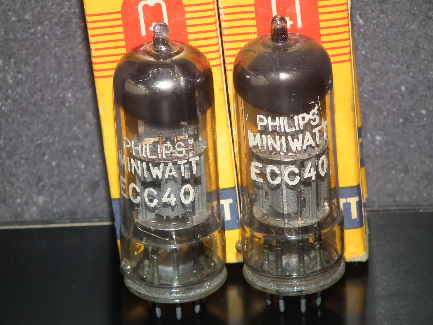 Platinum Matched Pair ECC40 Siemens rebranded Philips NOS NIB LC3