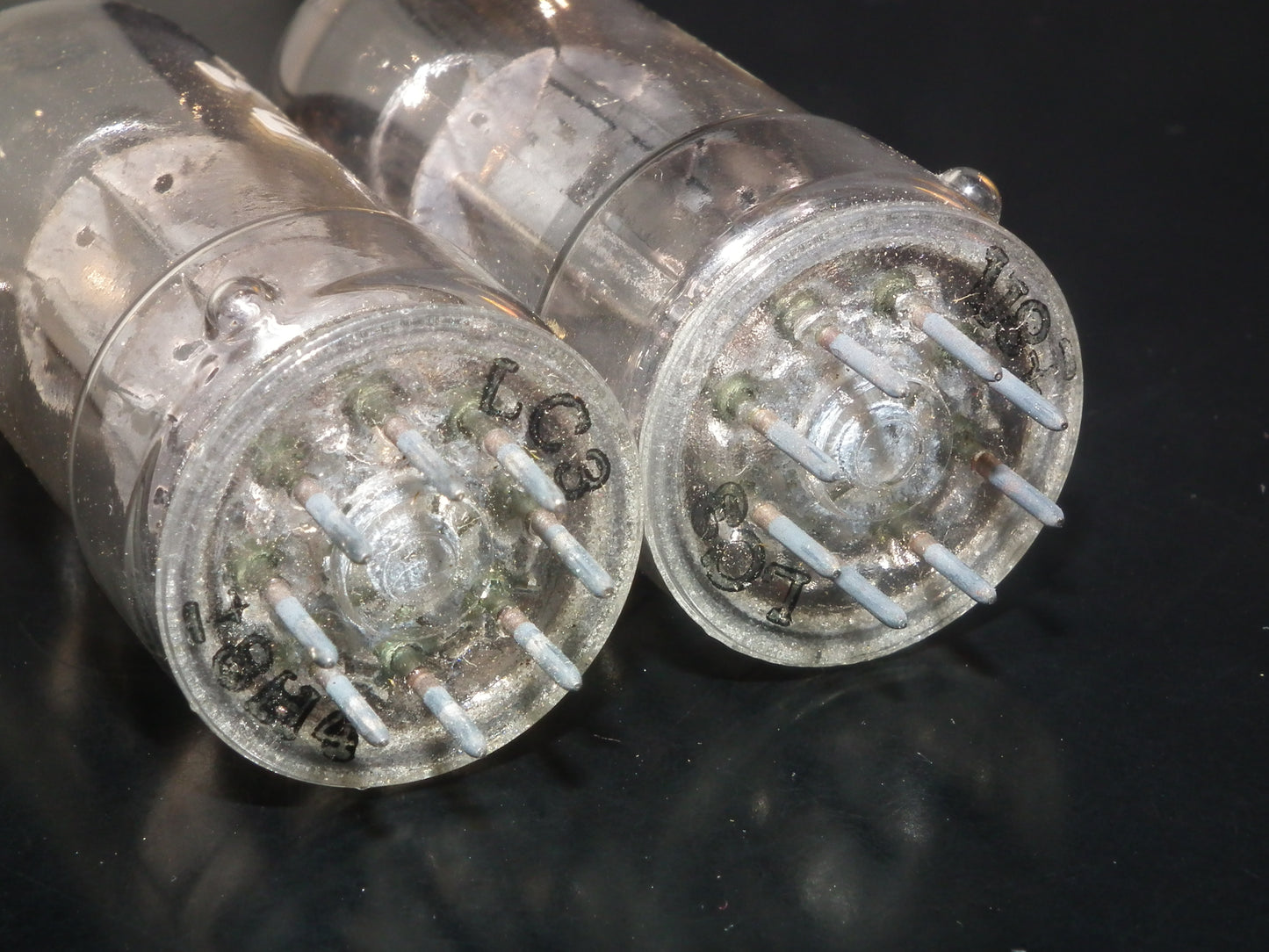 Platinum Matched Pair ECC40 Siemens rebranded Philips NOS NIB LC3