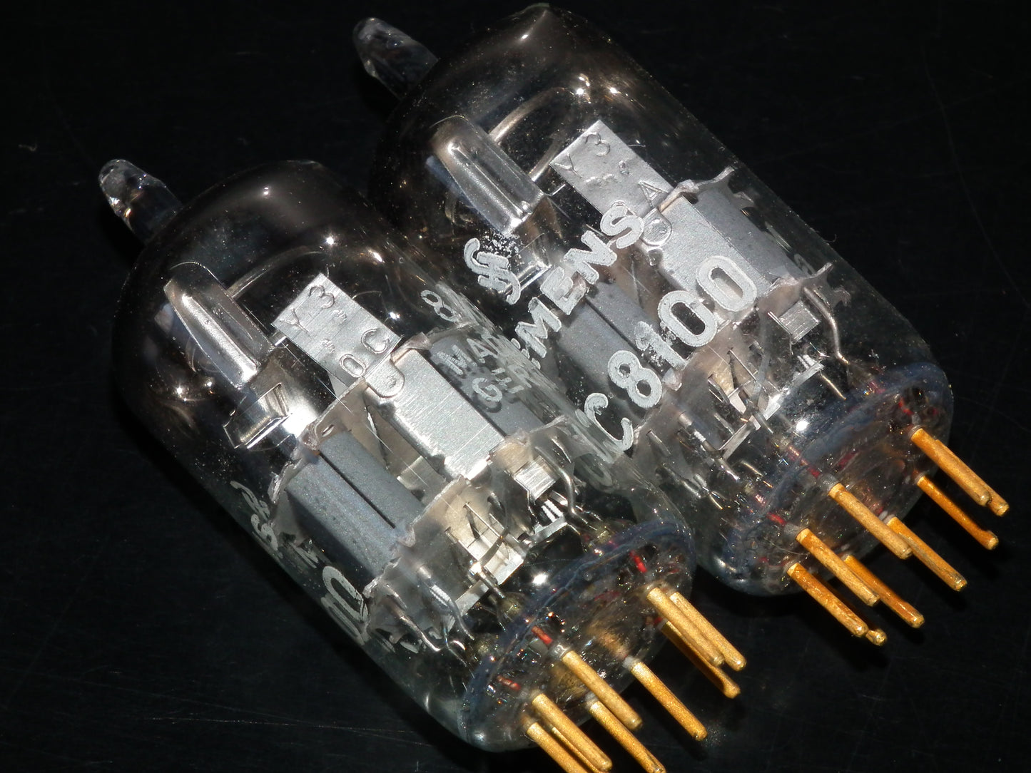 ECC8100 Siemens West Germany Matched Pair, low noise