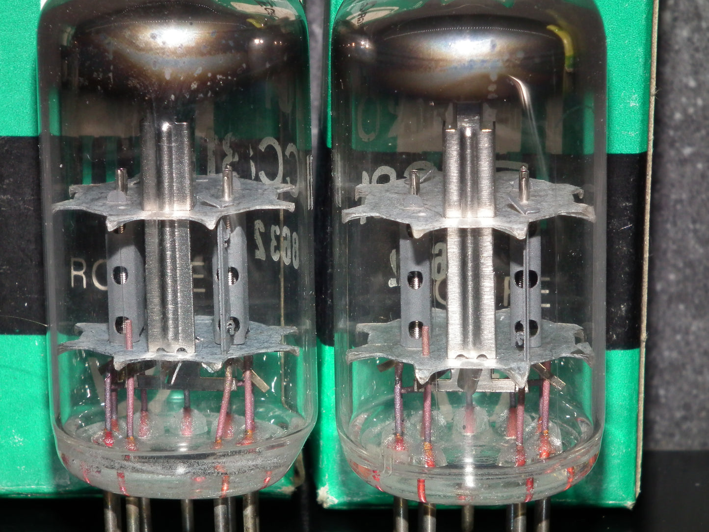 Platinum Matched Pair ECC81 12AT7 EGRO Germany NOS NIB