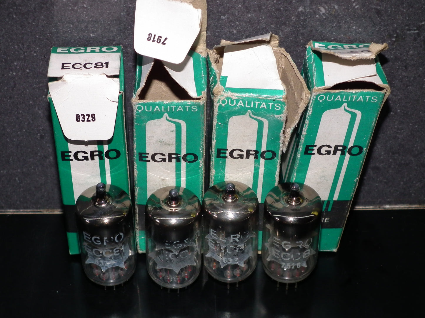 ECC81 12AT7 EGRO Germany NOS NIB