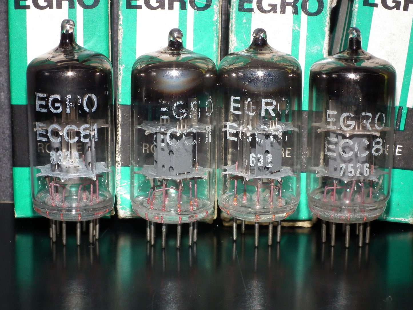 ECC81 12AT7 EGRO Germany NOS NIB