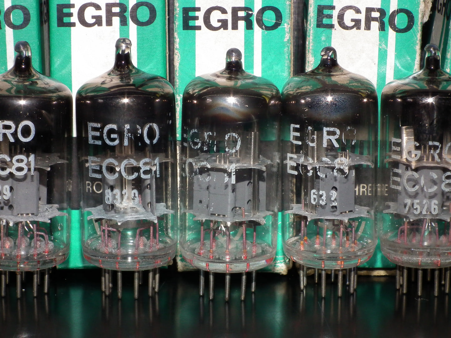 ECC81 12AT7 EGRO Germany NOS NIB