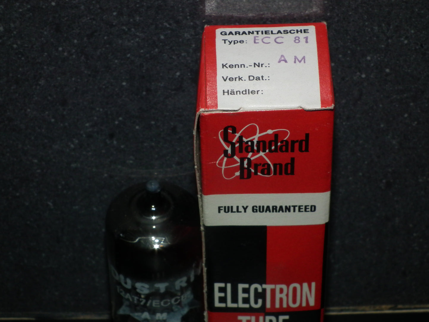 ECC81 Standard Brand Industria 12AT7 NOS NIB Made in Germany