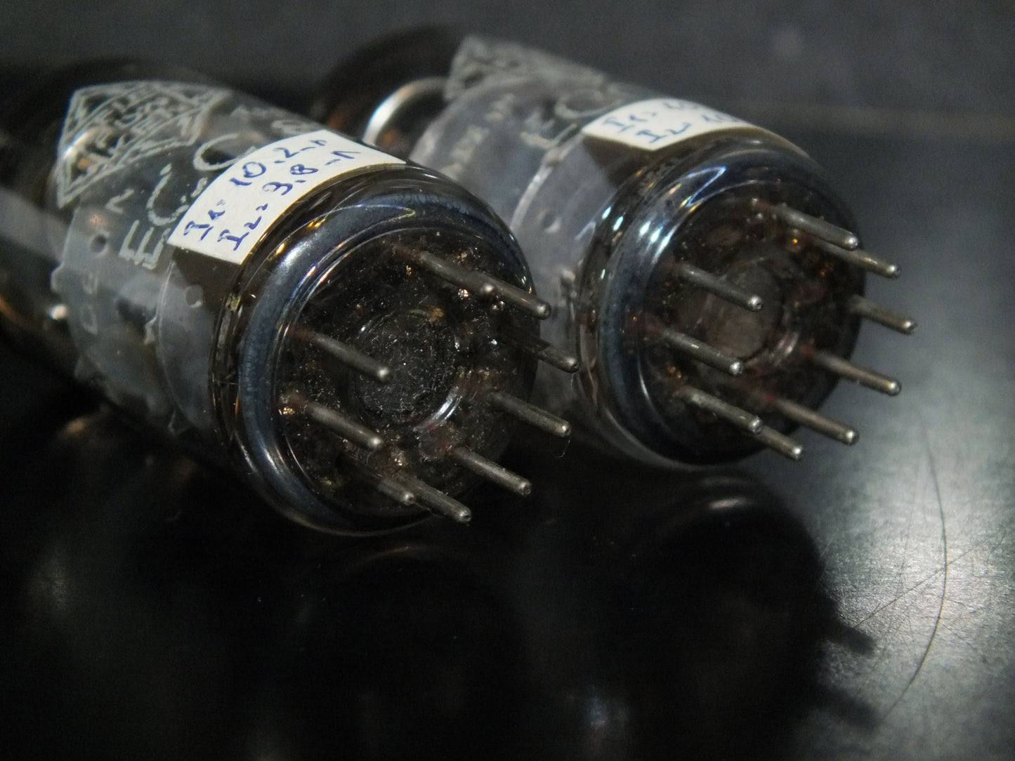 ECC81 Telefunken 12AT7 Platinum Matched pair Tested 100%, Berlin, Diamond bottom