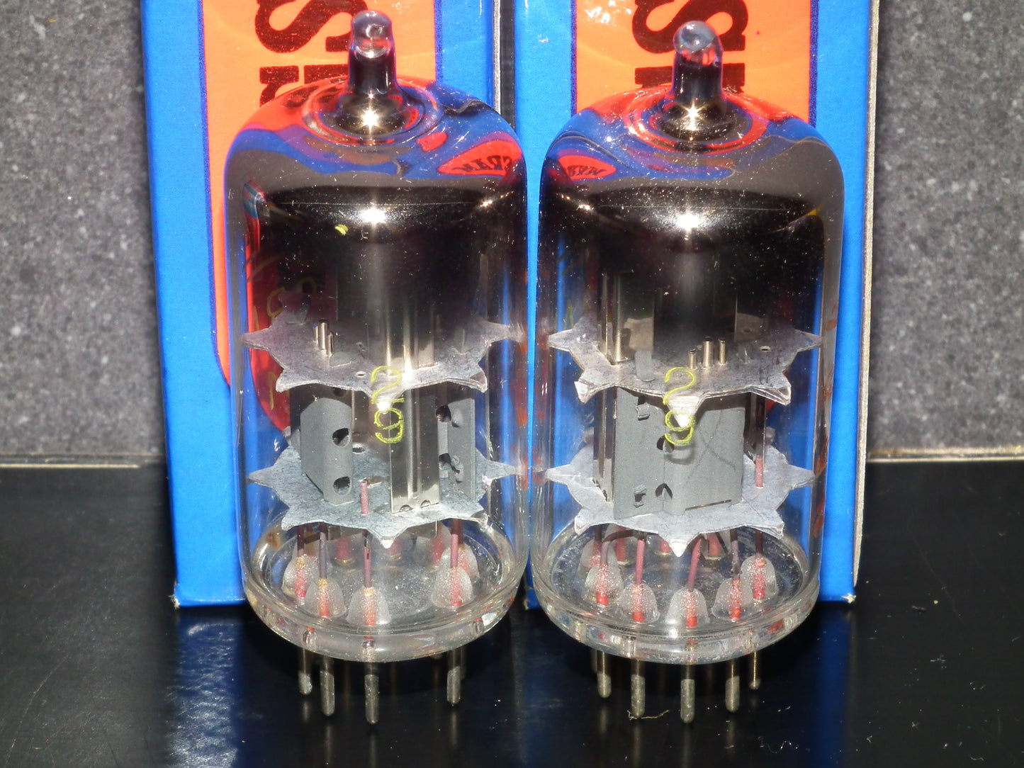 Platinum matched pair ECC81 Tungsram 12AT7 NOS NIB