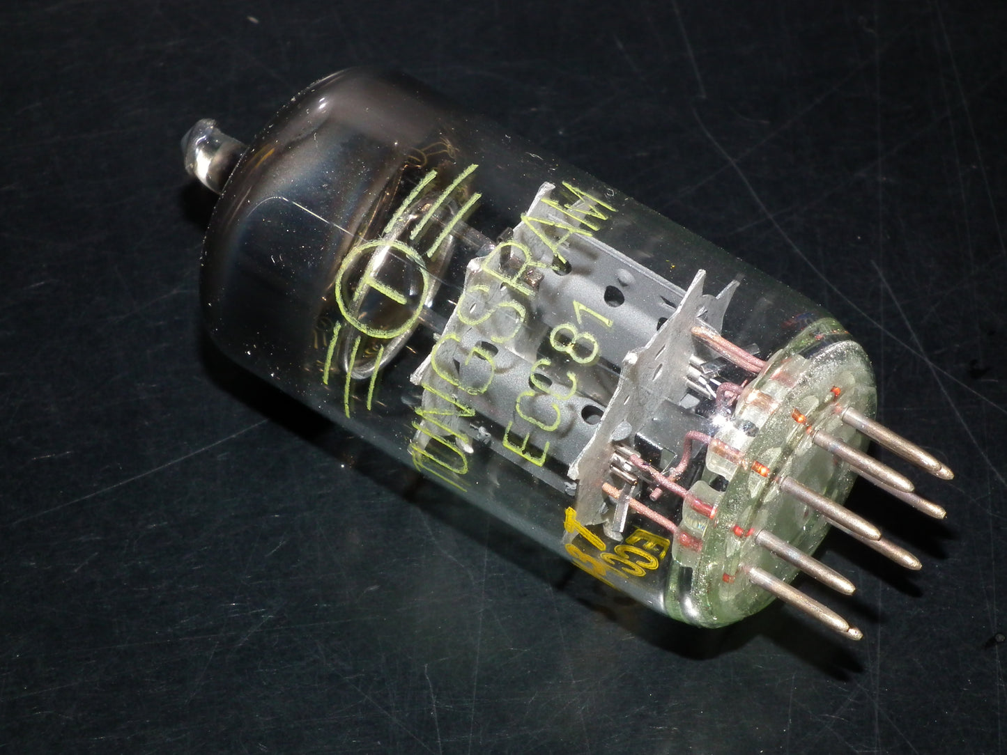 ECC81 Tungsram 12AT7 NOS NIB Big Ring Getter Hungary