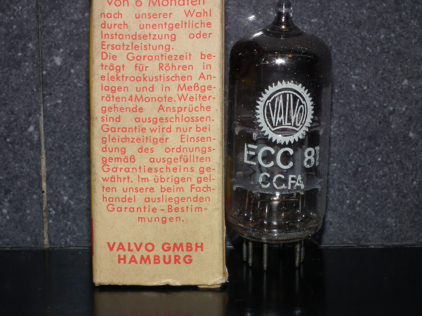 Valvo ECC81 12AT7 NOS NIB Hamburg 1961
