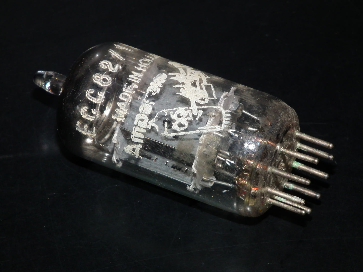 ECC82 Amperex 12AU7 Used Tested 90-100%