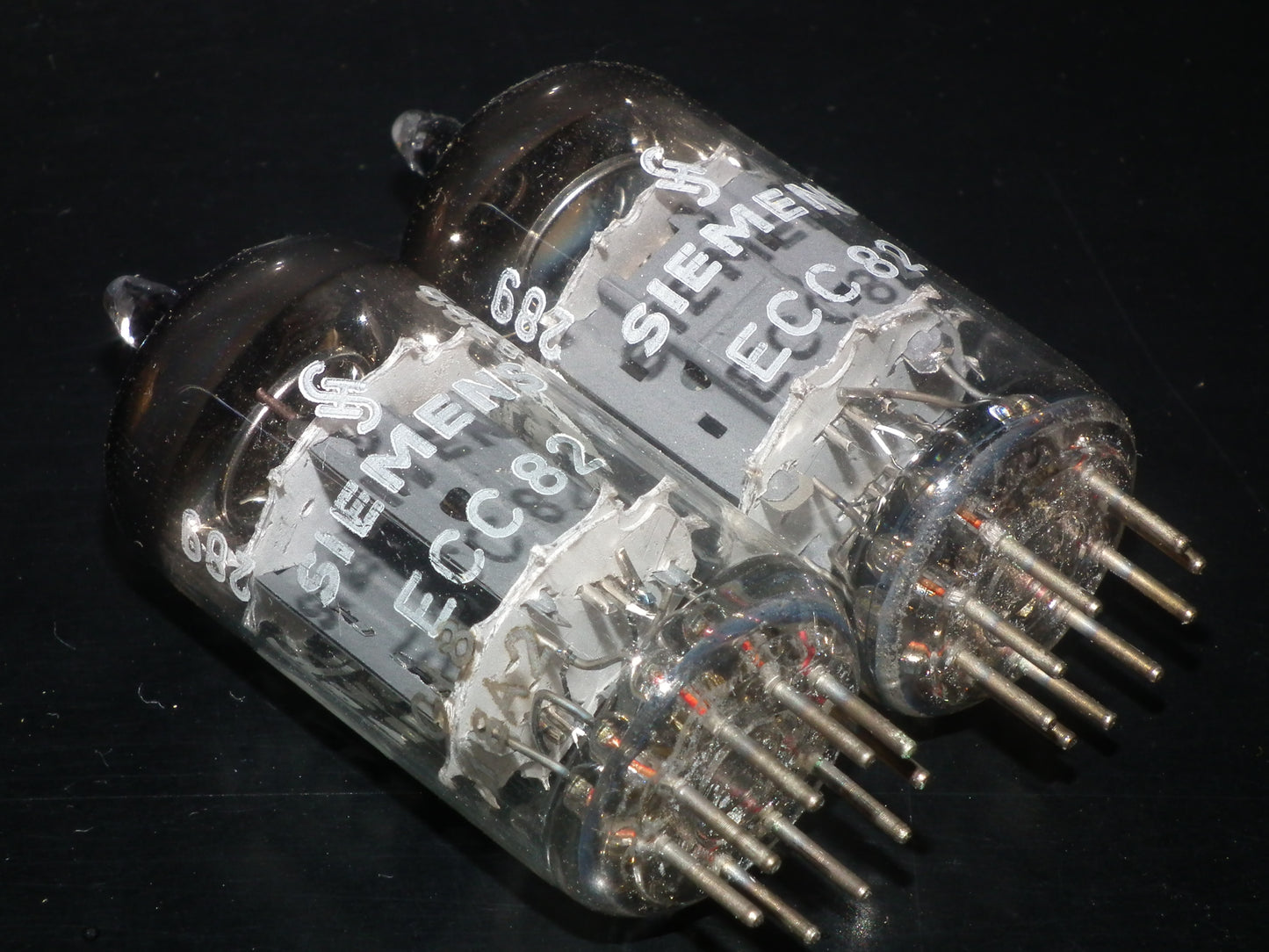 Siemens & Halske ECC82 12AU7 Matched pair (Munich, BWB)