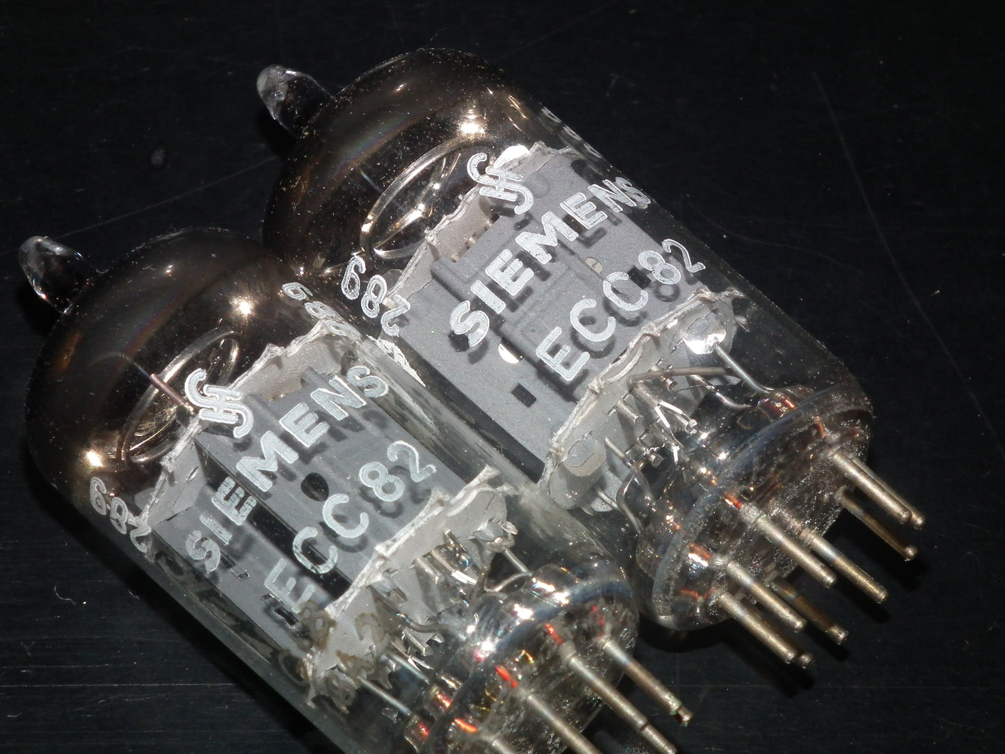 Siemens & Halske ECC82 12AU7 Matched pair (Munich, BWB)