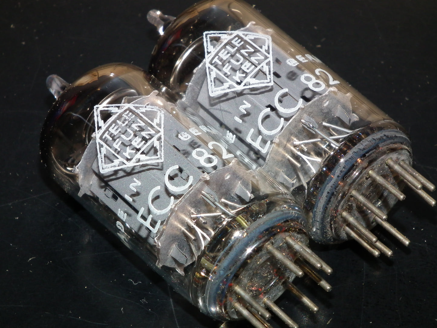 Platinum Matched Pair ECC82 Telefunken Berlin Smooth Anodes 12AU7
