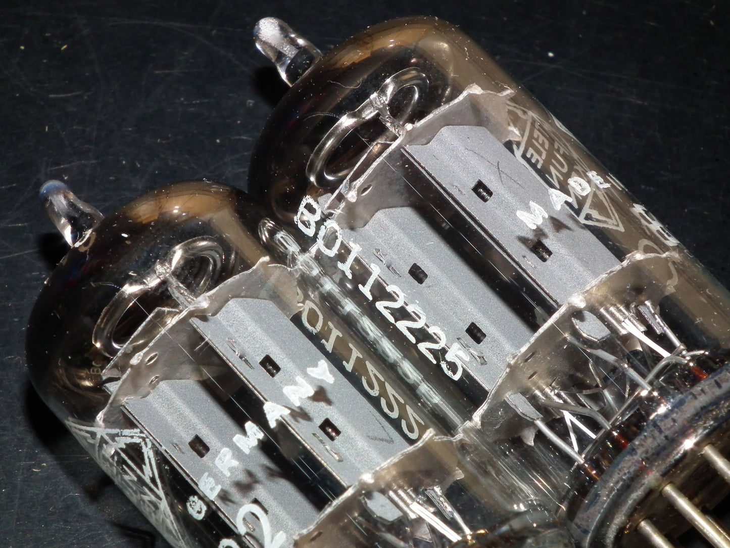 Platinum Matched Pair ECC82 Telefunken Berlin Smooth Anodes 12AU7