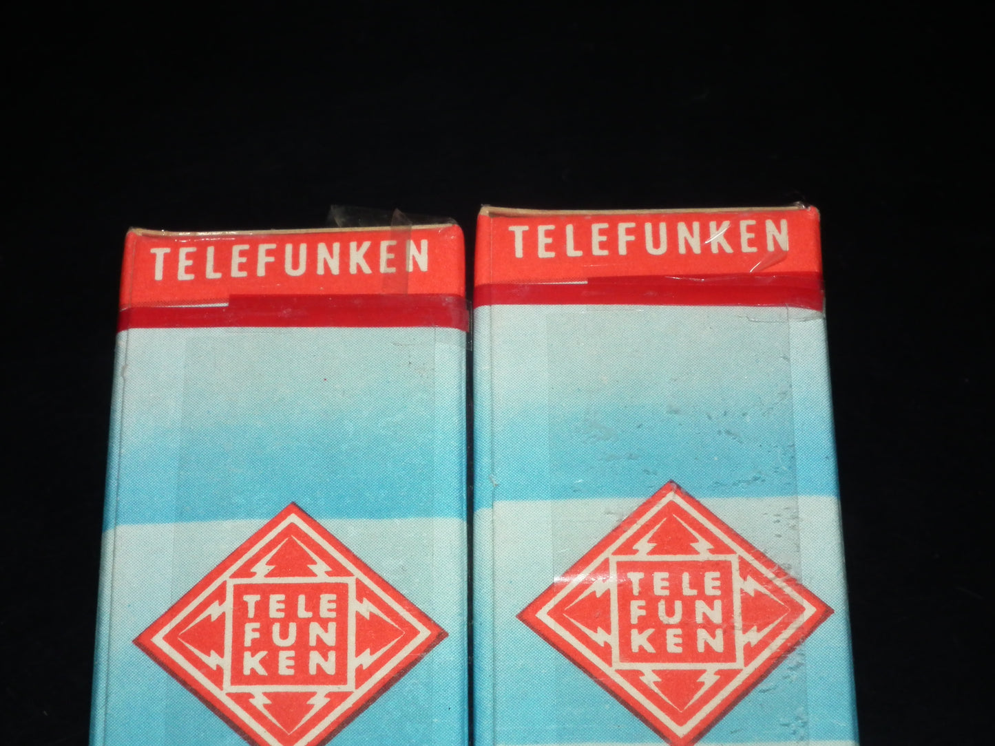 Two (2 pc) ECC82 Telefunken 12AU7 NOS Sealed Original Box West Germany