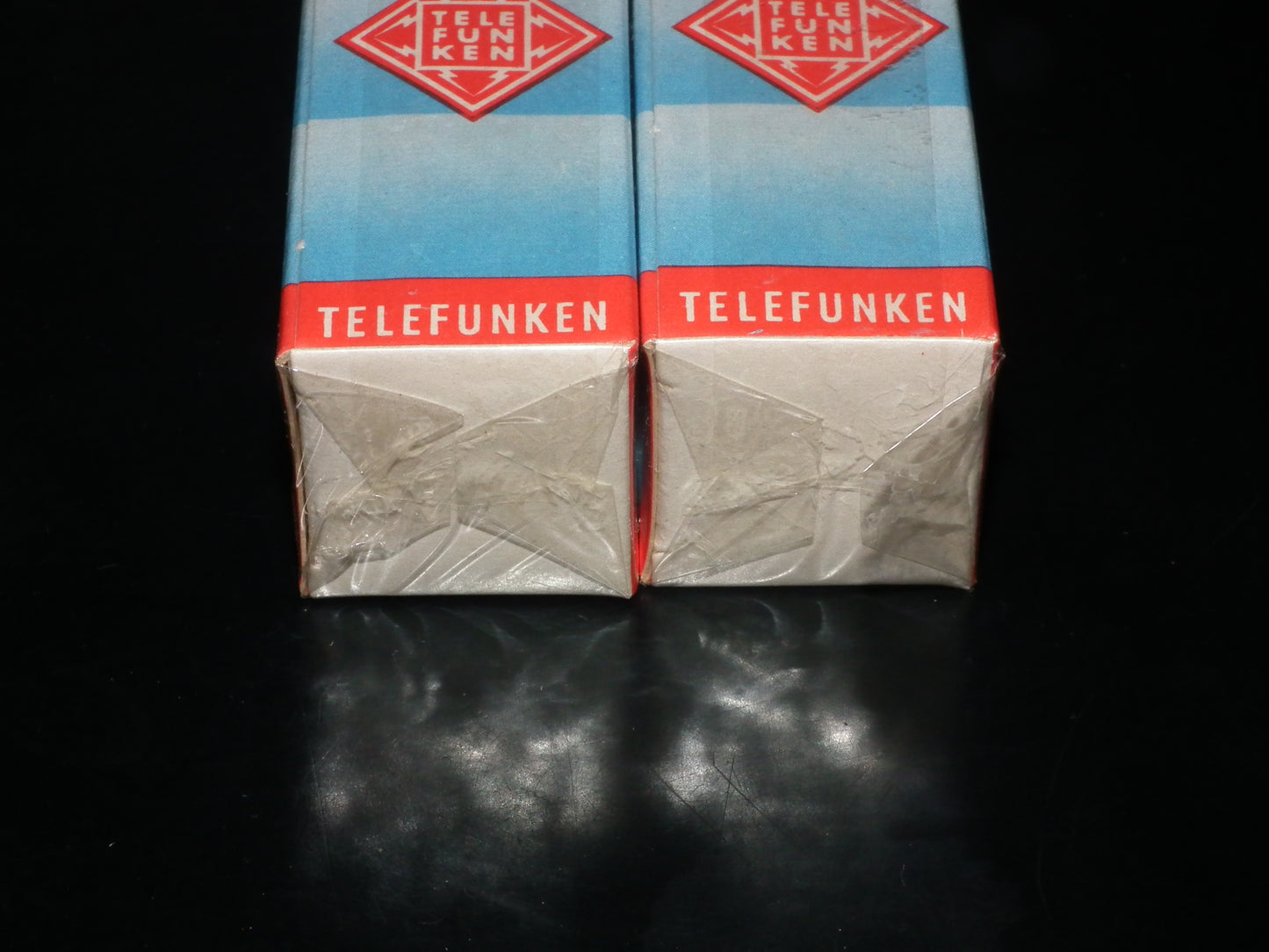 Two (2 pc) ECC82 Telefunken 12AU7 NOS Sealed Original Box West Germany