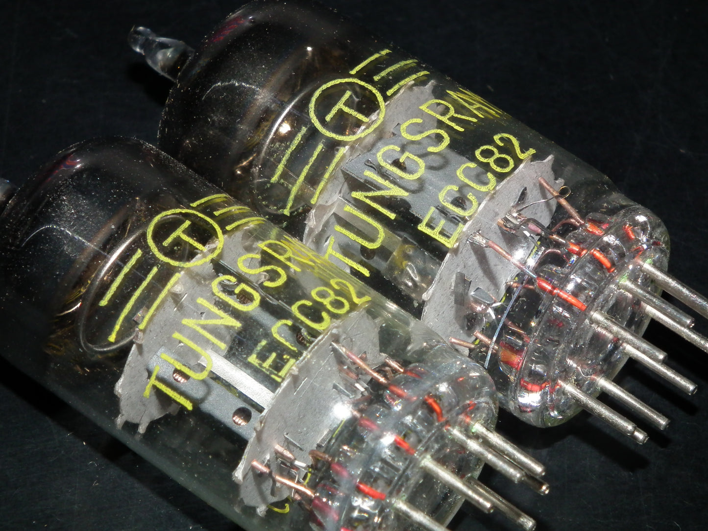 Platinum Matched Pair ECC82 Tungsram 12AU7 NOS NIB