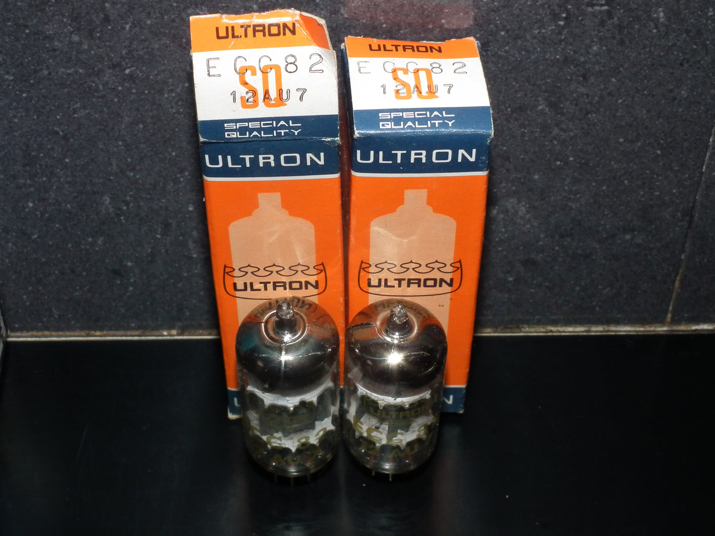 Ultron ECC82 12AU7 Matched pair Special Quality Gold Brand