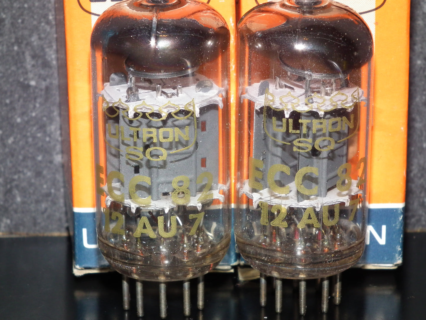 Ultron ECC82 12AU7 Matched pair Special Quality Gold Brand