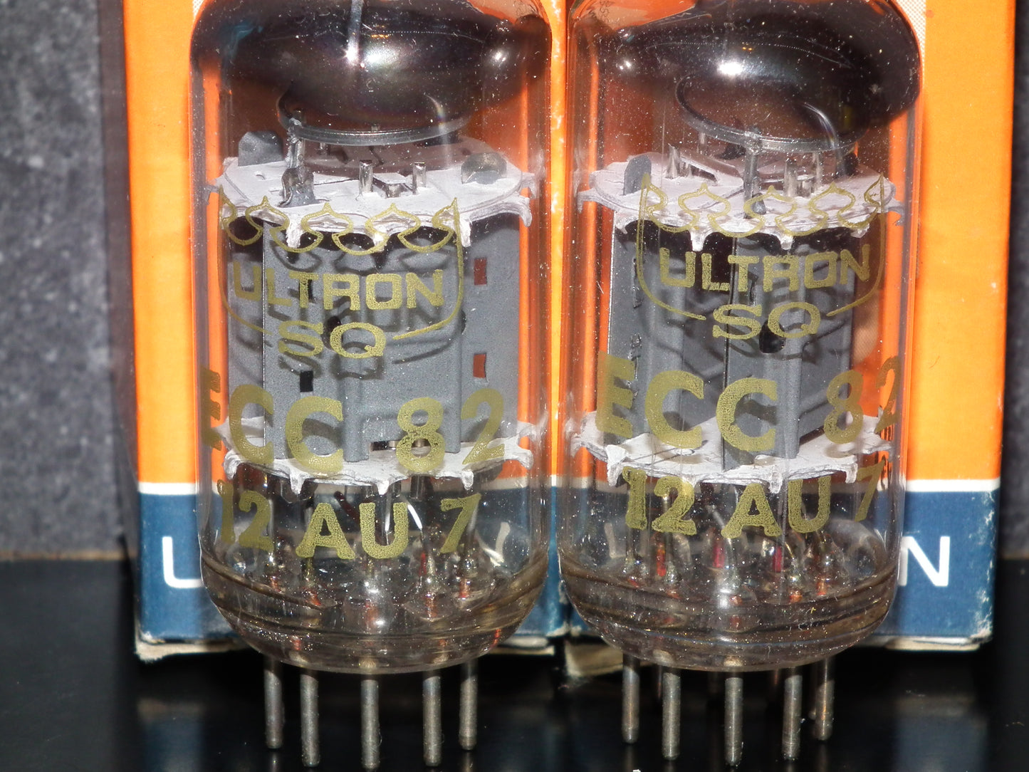 Ultron ECC82 12AU7 Matched pair Special Quality Gold Brand