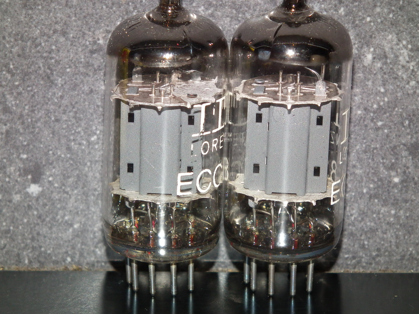 ECC83 12AX7 Lorenz Telefunken Long Smooth Anodes 17mm NOS Matched Pair