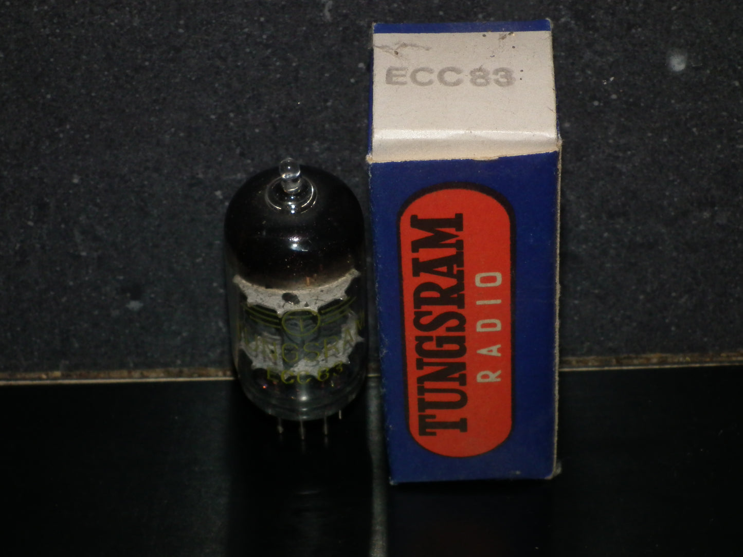 ECC83 Tungsram 12AX7 NOS NIB RARE FOIL GETTER