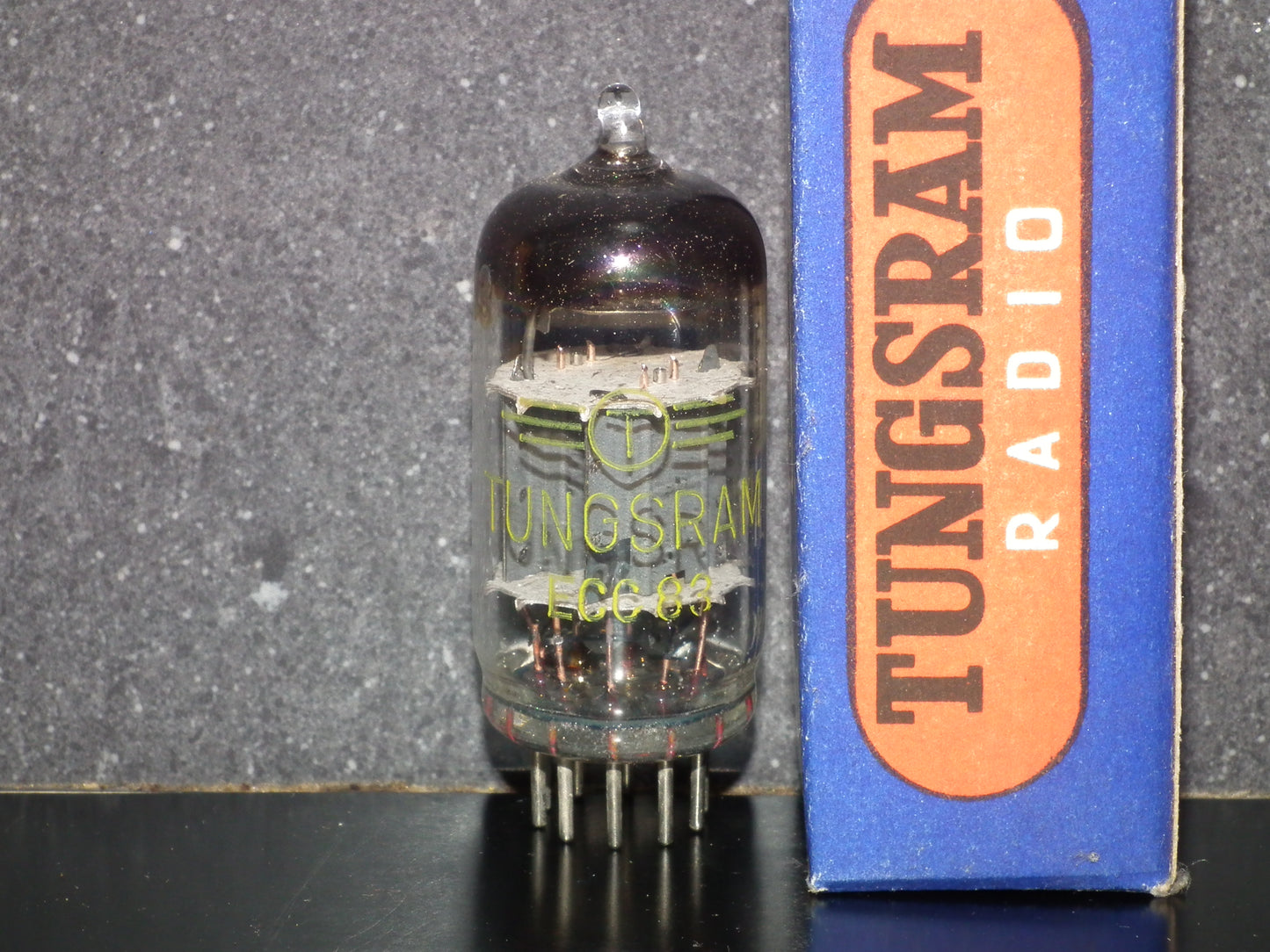 ECC83 Tungsram 12AX7 NOS NIB RARE FOIL GETTER