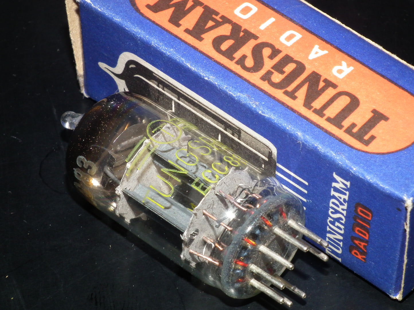 ECC83 Tungsram 12AX7 NOS NIB RARE FOIL GETTER